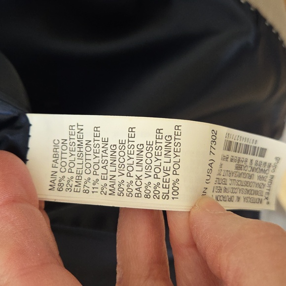 ZARA MAN DENIM COUTURE BLAZER SPORT COAT MODERN CAMEL BROWN ELBOW PATCHES 42 - Picture 9 of 11